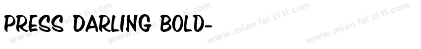 Press Darling Bold字体转换